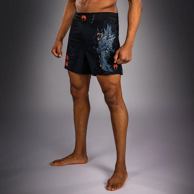Herren-Trainingsshorts Venum Thunder Dragon Black/Grey/Copper 4