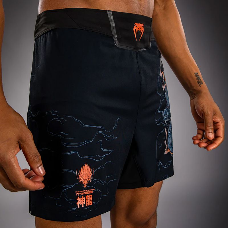 Herren-Trainingsshorts Venum Thunder Dragon Black/Grey/Copper 7