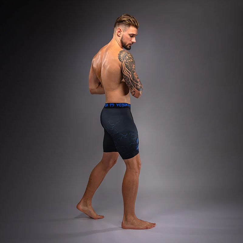 Herren-Trainingsshorts Venum Thunder Dragon Vale Tudo Black/Royal Blue 4