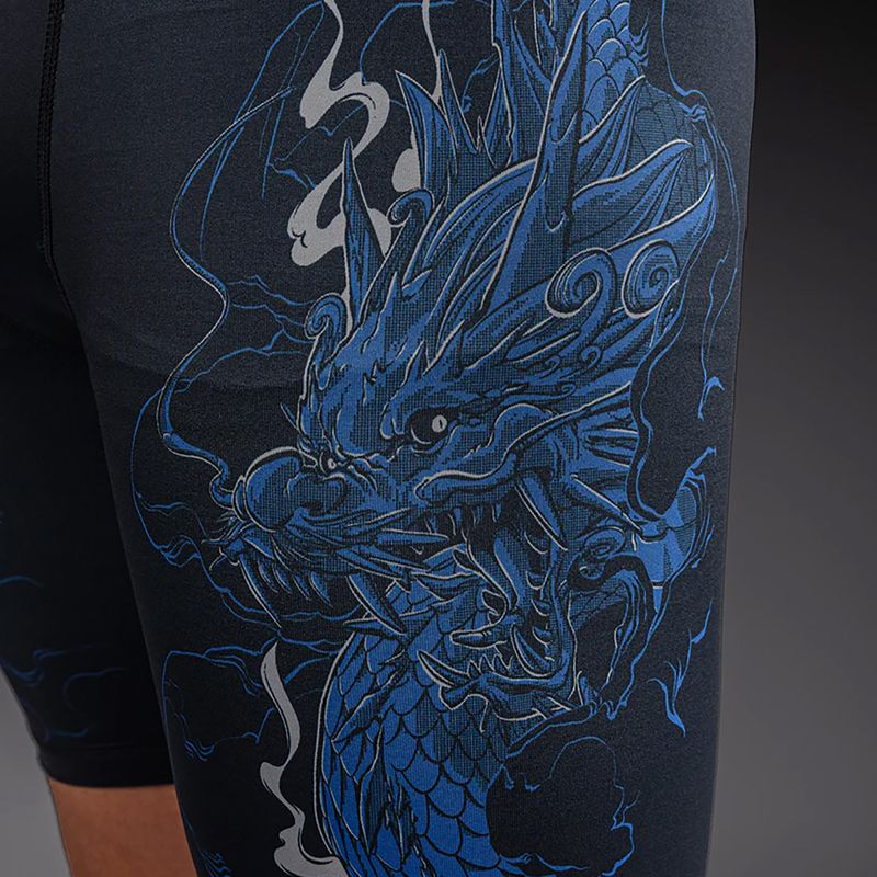 Herren-Trainingsshorts Venum Thunder Dragon Vale Tudo Black/Royal Blue 6