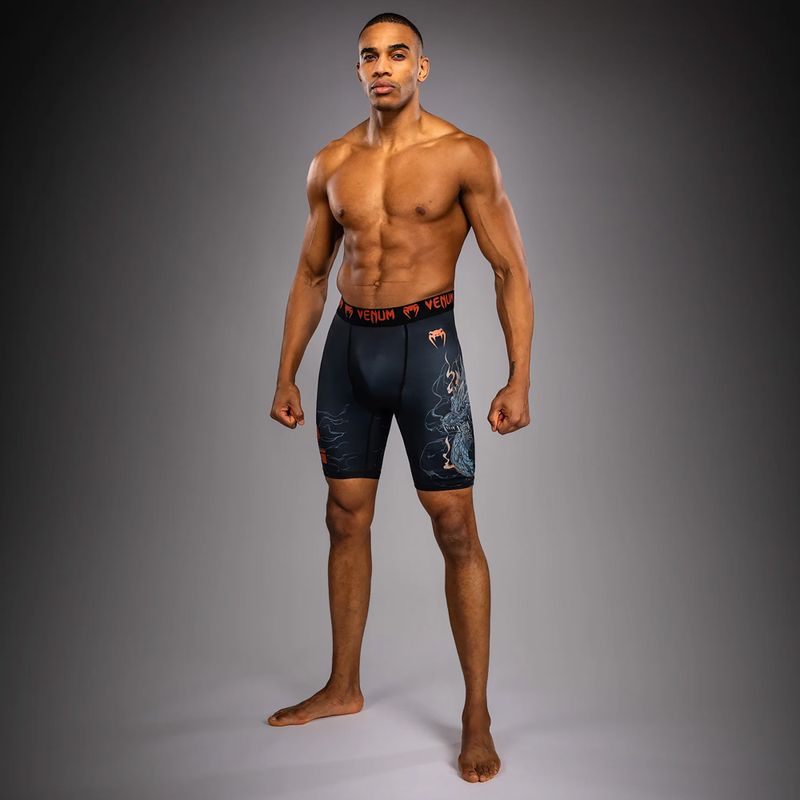 Herren-Trainingsshorts Venum Thunder Dragon Vale Tudo Black/Grey/Copper 2