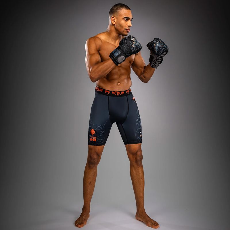 Herren-Trainingsshorts Venum Thunder Dragon Vale Tudo Black/Grey/Copper 4