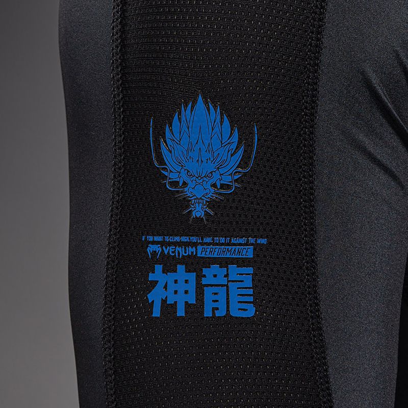 Rashguard Langarmshirt Herren Venum Thunder Dragon black/royal blue 6