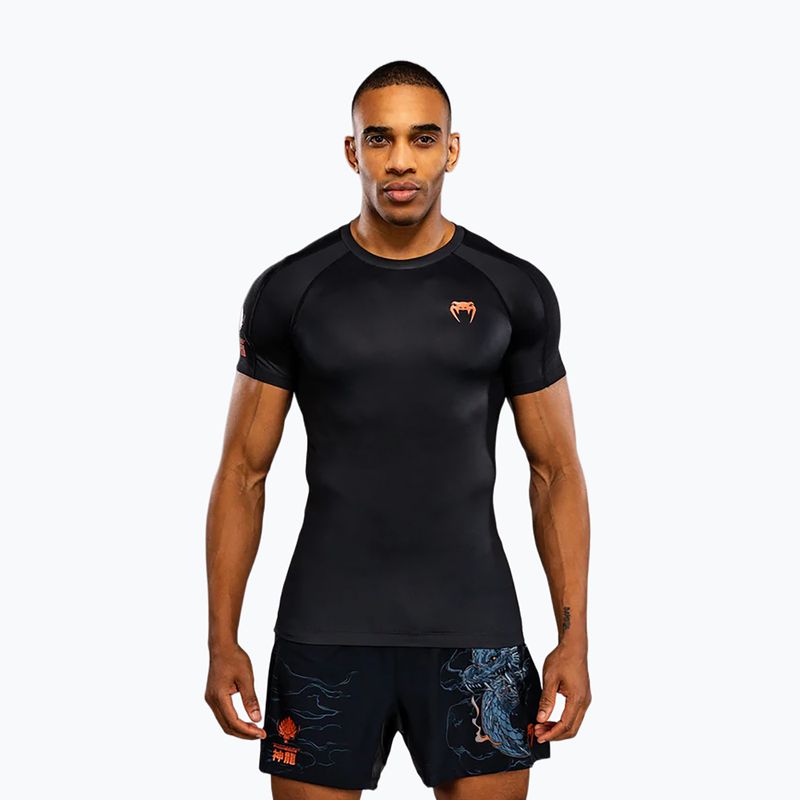 Herren-Rashguard Venum Thunder Dragon black/grey/copper