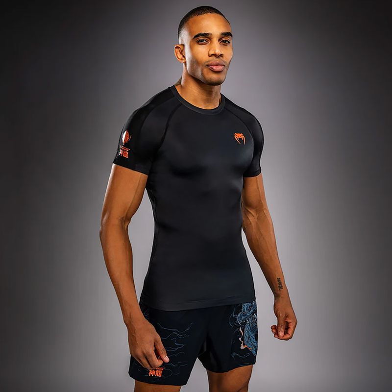 Herren-Rashguard Venum Thunder Dragon black/grey/copper 3