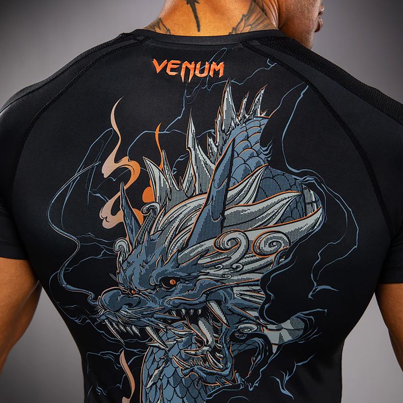 Herren-Rashguard Venum Thunder Dragon black/grey/copper 7