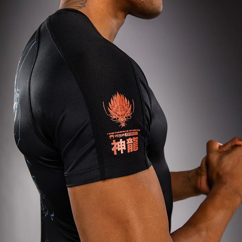 Herren-Rashguard Venum Thunder Dragon black/grey/copper 8