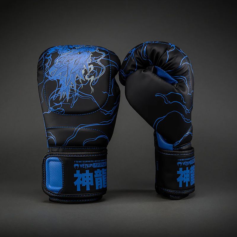 Boxhandschuhe Venum Thunder Dragon Boxing black/royal blue 2