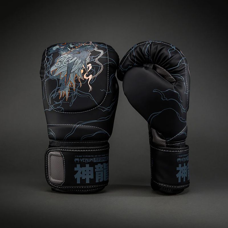 Boxhandschuhe Venum Thunder Dragon Boxing black/grey/copper 2