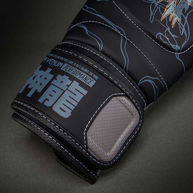 Boxhandschuhe Venum Thunder Dragon Boxing black/grey/copper 3