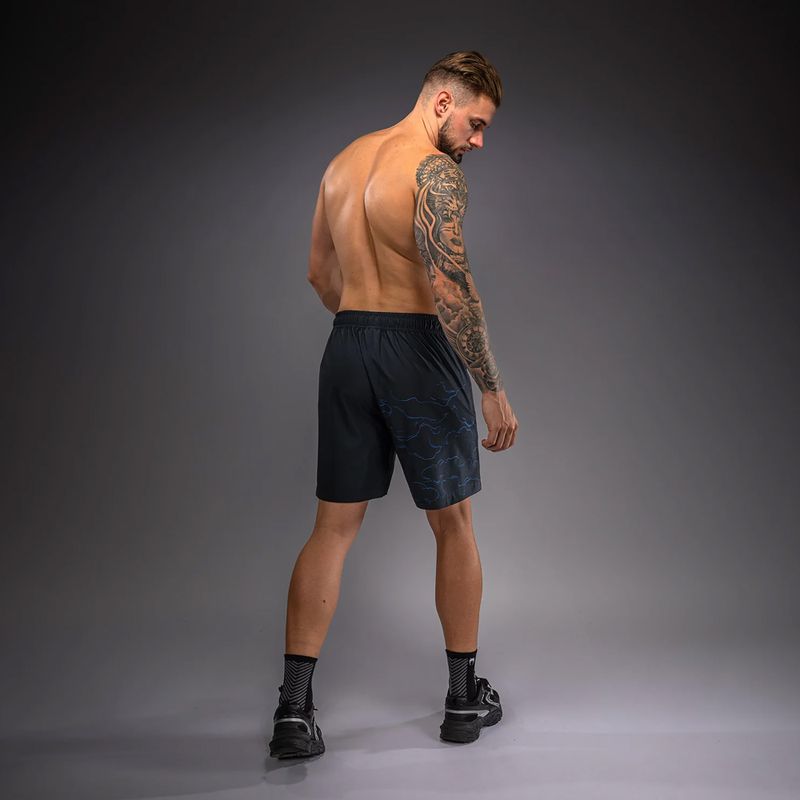 Herren-Trainingsshorts Venum Thunder Dragon Training Black/Royal Blue 3