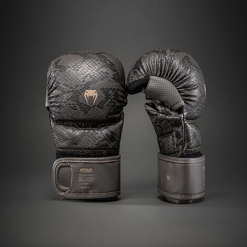 Sparringhandschuhe Venum Impact Evo Scales MMA Sparring dark grey 2