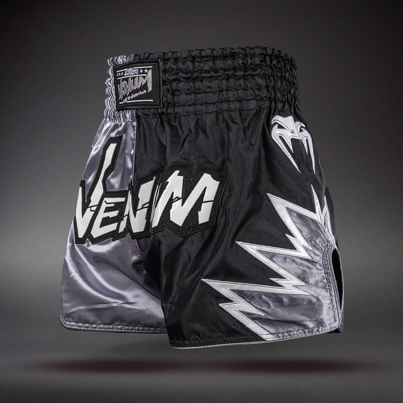Trainingsshorts Venum Inferno 2.0 Muay Thai Grey / Black 3