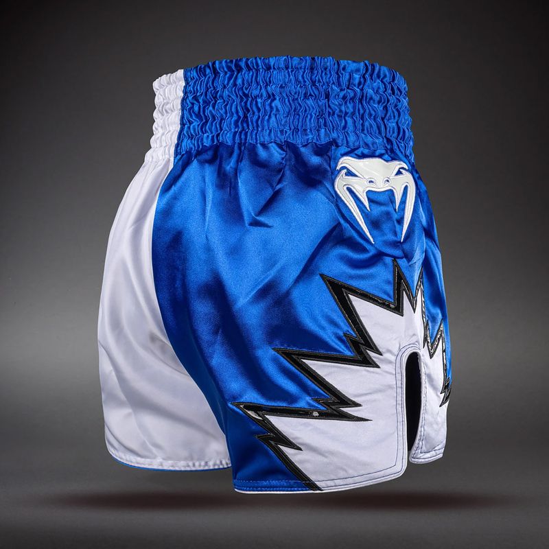 Trainingsshorts Venum Inferno 2.0 Muay Thai white/blue 4