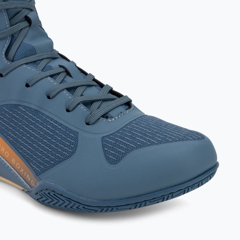 Boxschuhe Venum Elite Neo Boxing steel blue/orange 7