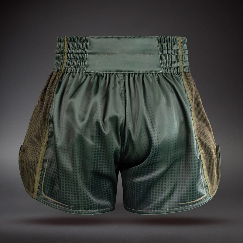 Trainingsshorts Venum Stealth Muay Thai Khaki/Dark Green 2