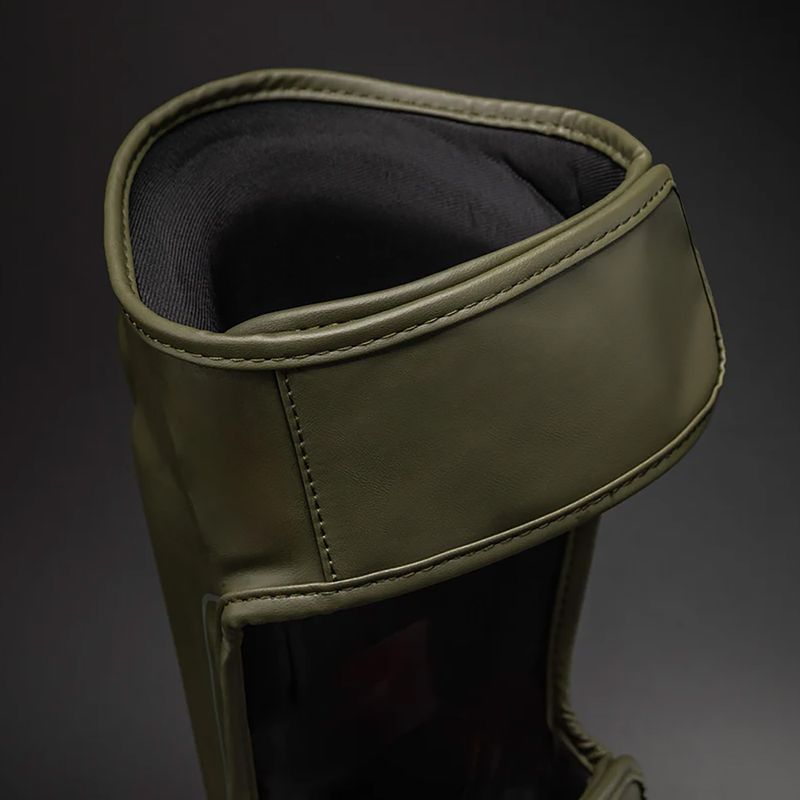 Schienbein- und Fußschützer Venum Stealth Shin khaki/dark green 4