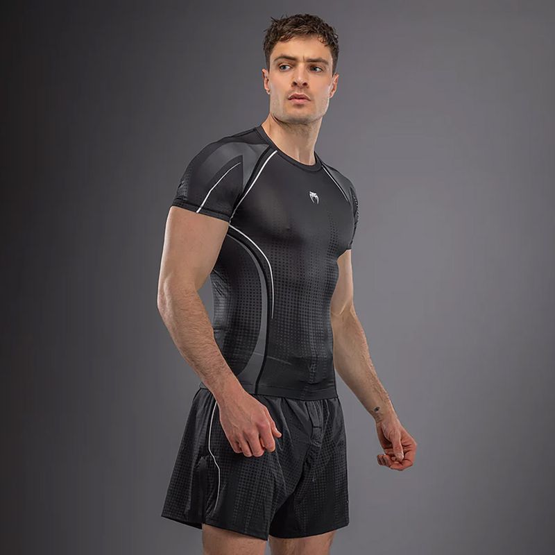 Herren-Rashguard Venum Stealth Rashguard black/white 4