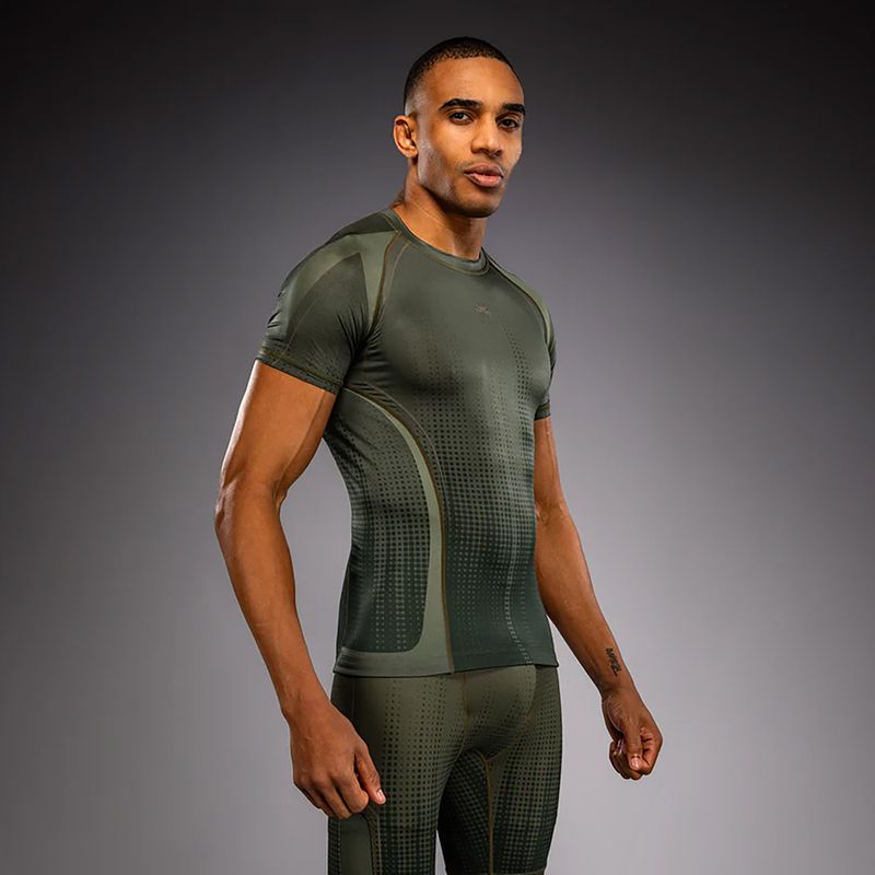 Herren-Rashguard Venum Stealth Rashguard khaki/dark green 3
