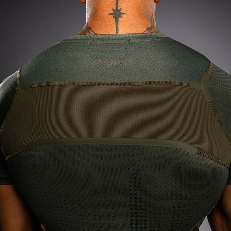 Herren-Rashguard Venum Stealth Rashguard khaki/dark green 6