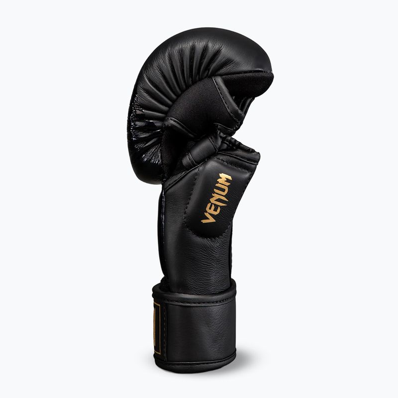 MMA-Handschuhe Venum Attack 2.0 Sparring Leather black/gold 3