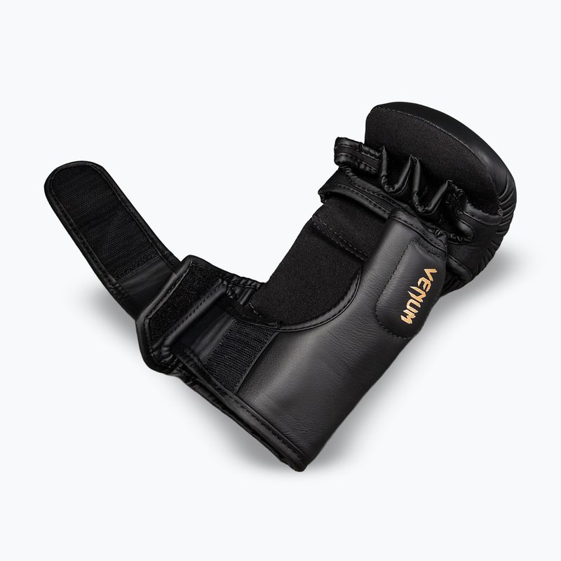 MMA-Handschuhe Venum Attack 2.0 Sparring Leather black/gold 4