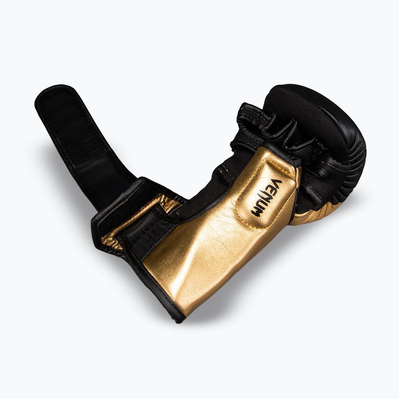 MMA-Handschuhe Venum Attack 2.0 Sparring Leather gold/black 4