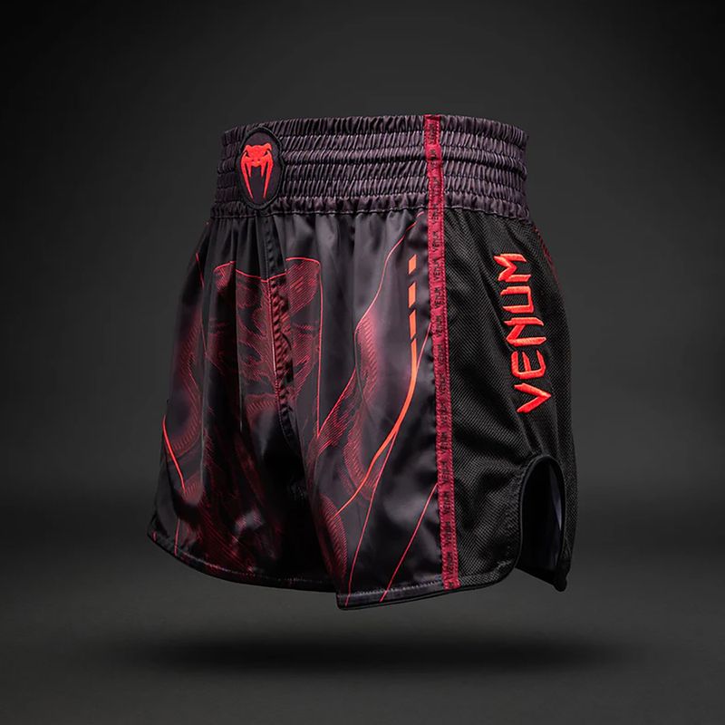 Herren-Trainingsshorts Venum Spectre Muay Thai black/red 4