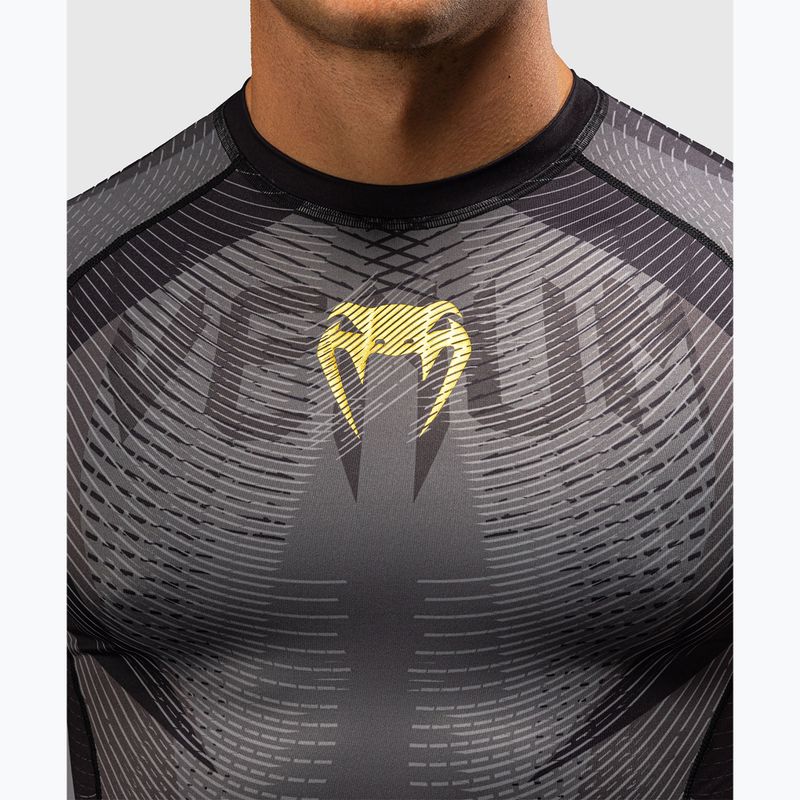 Herren-Rashguard Venum Galactic 3.0 Rashguard SS black/gold 5