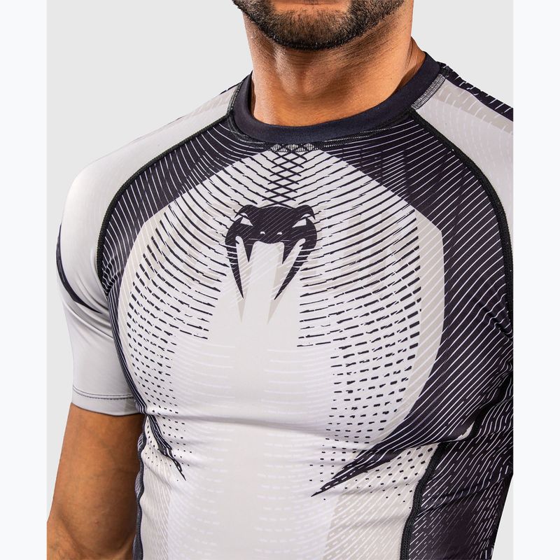 Herren-Rashguard Venum Galactic 3.0 Rashguard SS off white/black 5