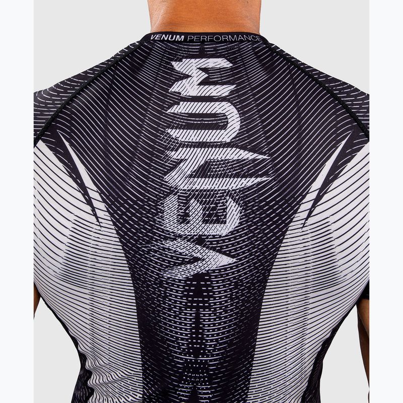 Herren-Rashguard Venum Galactic 3.0 Rashguard SS off white/black 6
