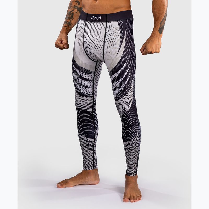 Herren-Trainingsleggings Venum Galactic 3.0 Spats off white/black 4