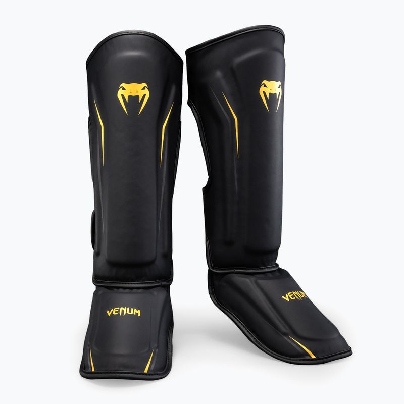 Schienbeinprotektoren Venum G-Core Shin black/gold 2