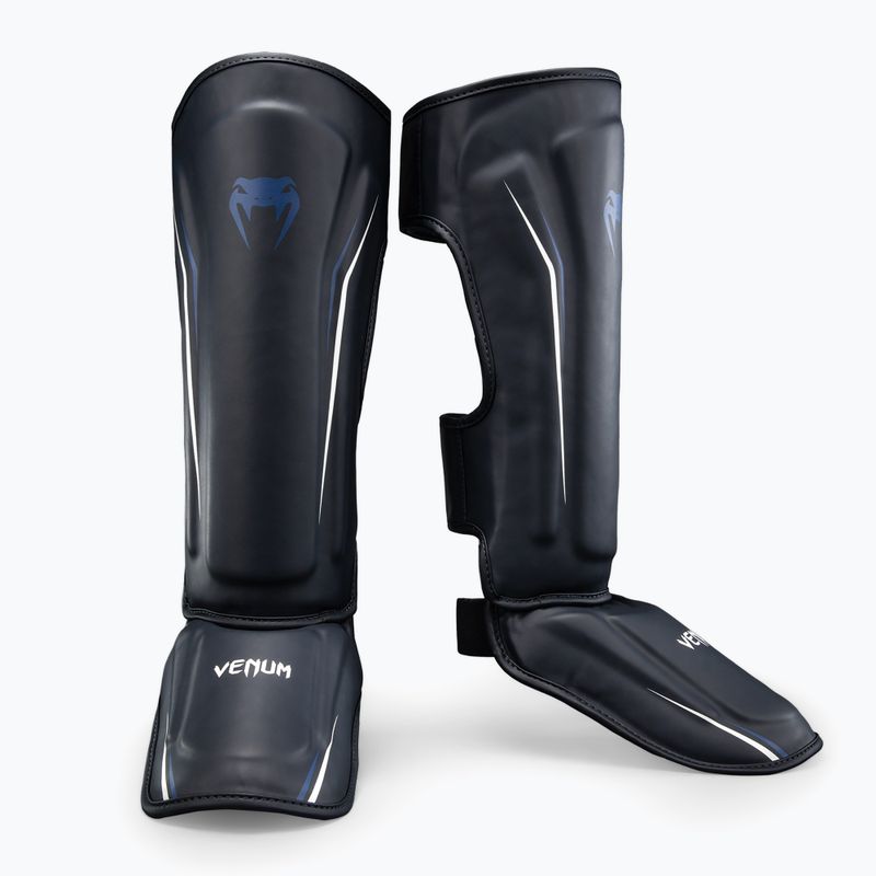Schienbeinprotektoren Venum G-Core Shin navy blue/white 2