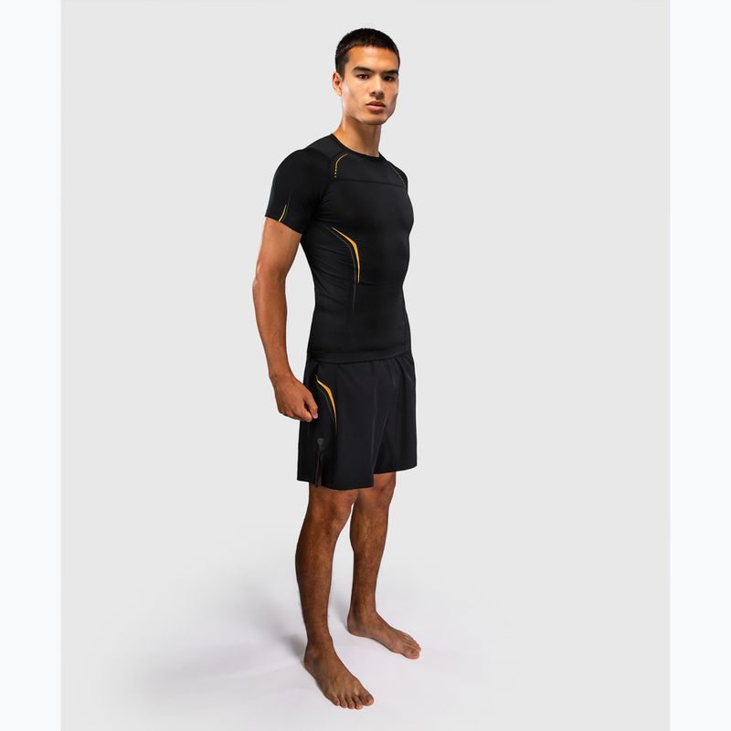Herren-Rashguard Venum G-Core Rashguard SS black/gold 2