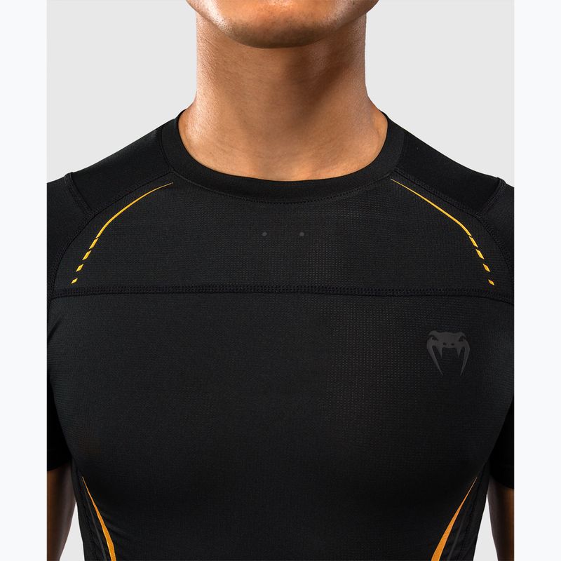 Herren-Rashguard Venum G-Core Rashguard SS black/gold 5