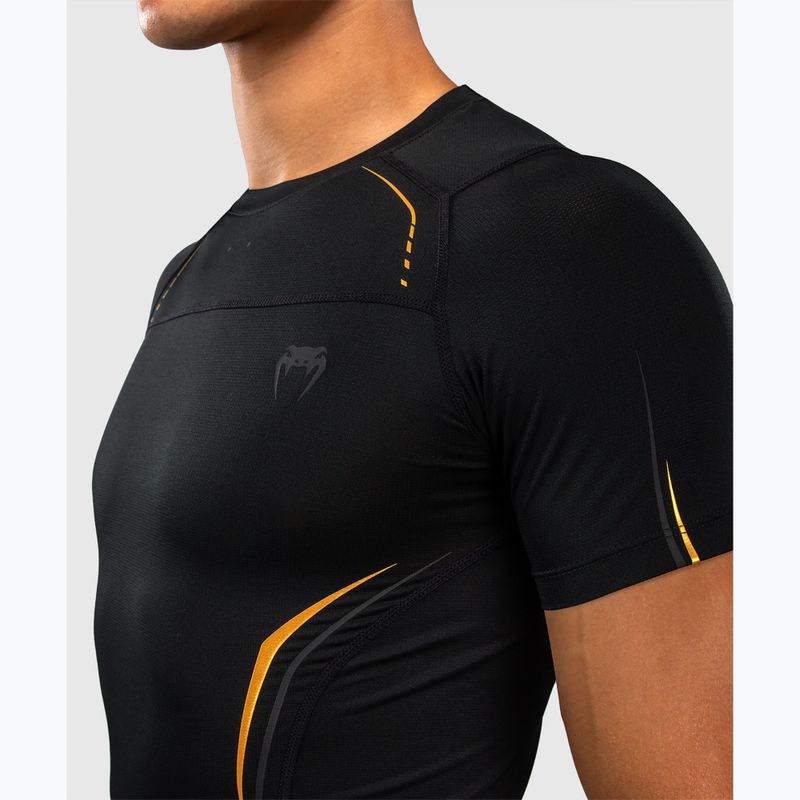 Herren-Rashguard Venum G-Core Rashguard SS black/gold 7