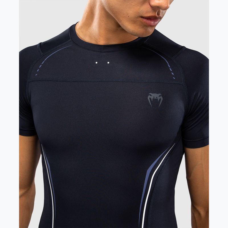Herren-Rashguard Venum G-Core Rashguard SS navy blue/white 5