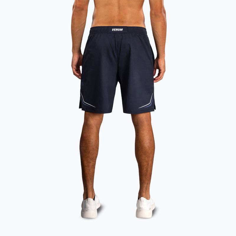 Herren-Trainingsshorts Venum G-Core Training navy blue/white 3
