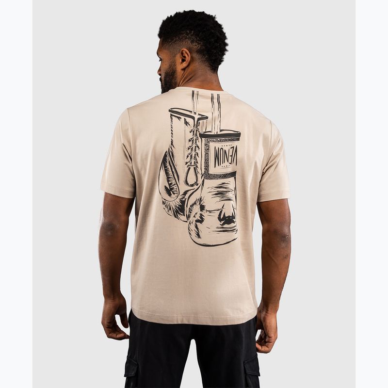 Herren-Shirt Venum Fight Icon Cotton beige 2