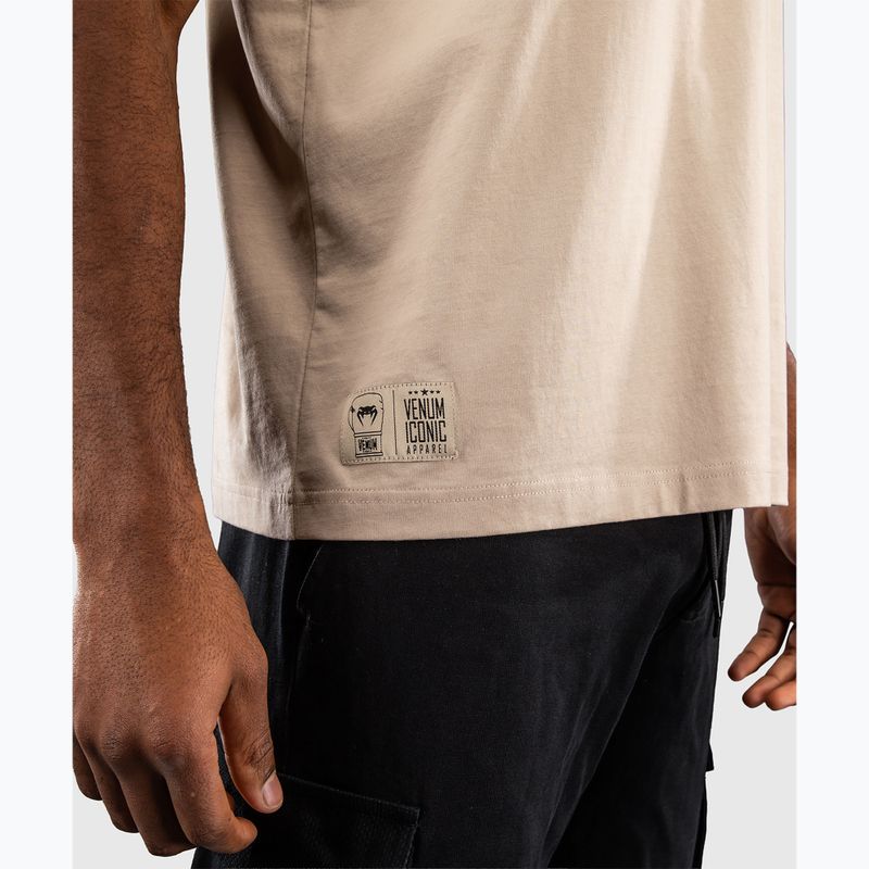 Herren-Shirt Venum Fight Icon Cotton beige 4