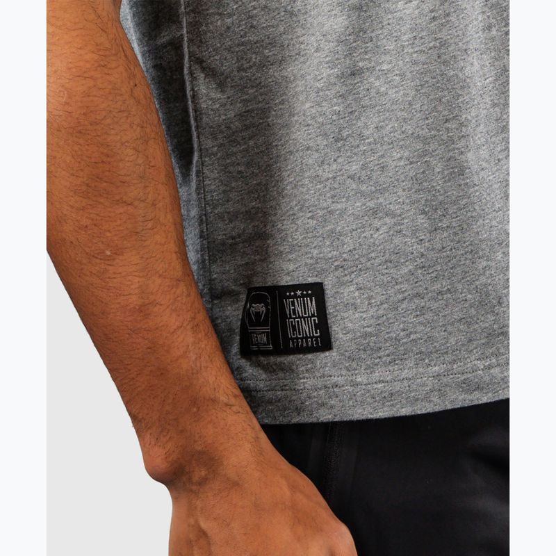 Herren-Shirt Venum Fight Icon Cotton light heather grey 4