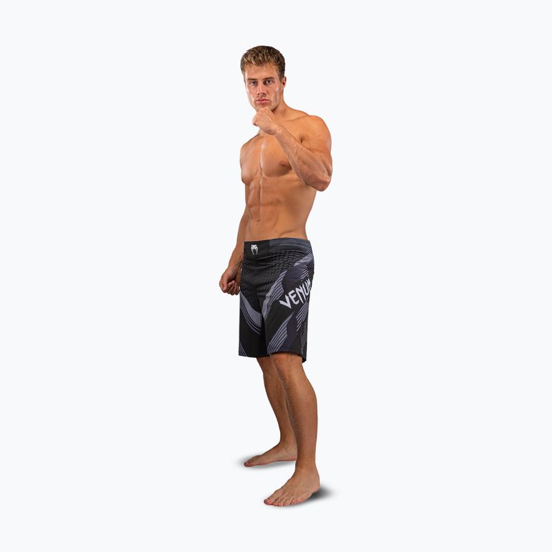 Herren-Trainingsshorts Venum No-Gi 6.0 Fight black/white 2