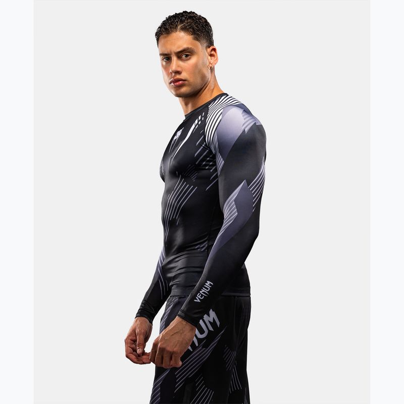 Herren Rashguard mit langen Ärmeln Venum No-Gi 6.0 Rashguard black/white 3