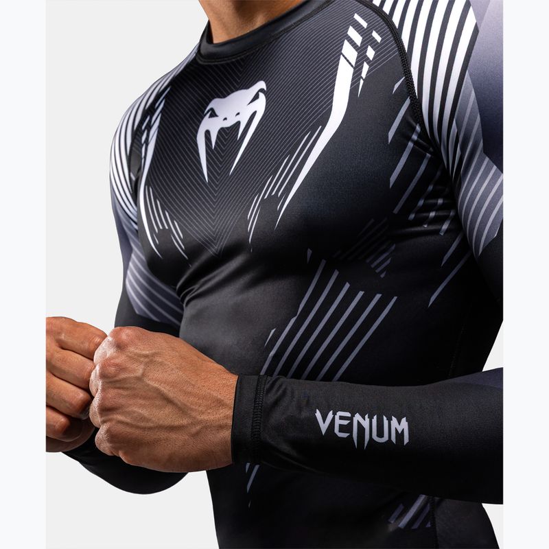 Herren Rashguard mit langen Ärmeln Venum No-Gi 6.0 Rashguard black/white 5