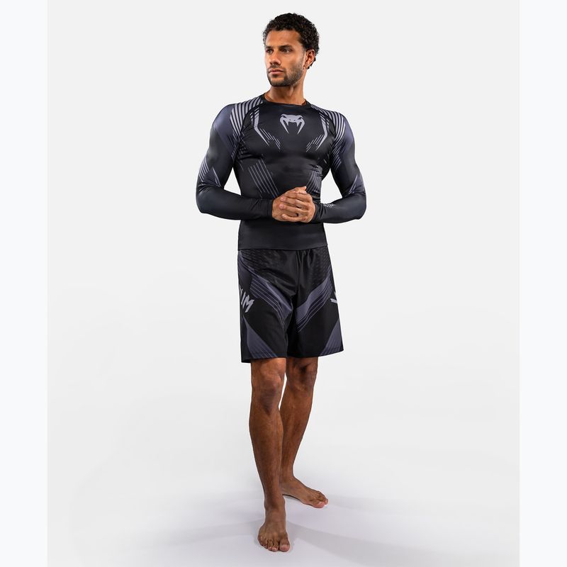 Herren Rashguard mit langen Ärmeln Venum No-Gi 6.0 Rashguard black/grey 2