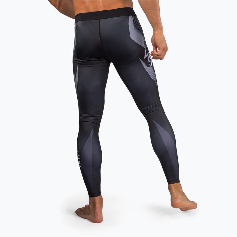 Herren-Trainingsleggings Venum No-Gi 6.0 Spats black/white 3
