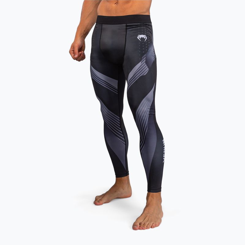 Herren-Trainingsleggings Venum No-Gi 6.0 Spats black/white 4