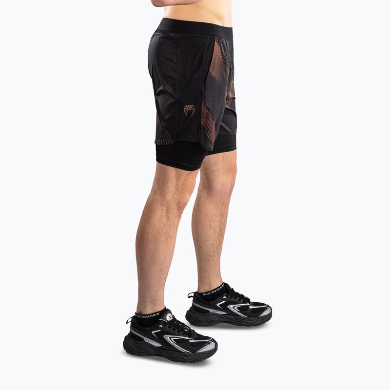 Herren-Trainingsshorts Venum No-Gi 6.0 Training black/brown 4