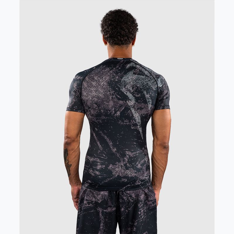 Herren-Rashguard Venum Rage & Workout Rashguard SS black/grey 2